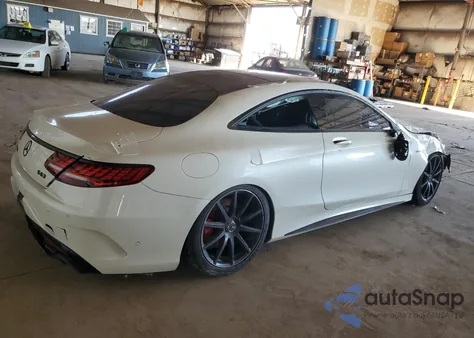 2018 Mercedes-Benz S 63 Amg z USA, uszkodzony, nr VIN WDDXJ8JB5JA033992